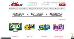 Desktop Screenshot of bouncehousestore.com